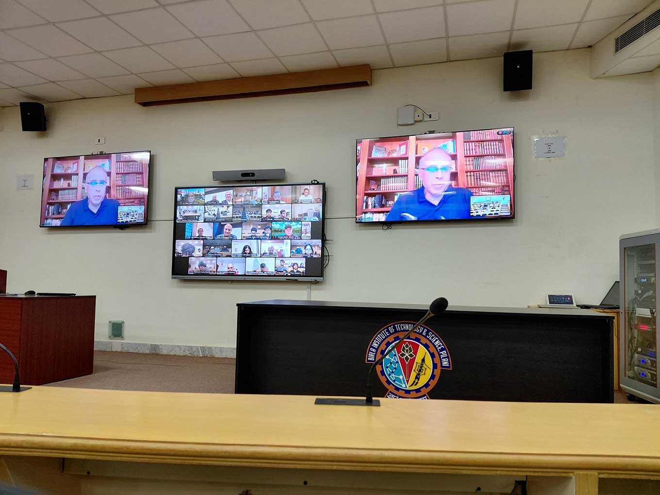 Live link-up across campuses
