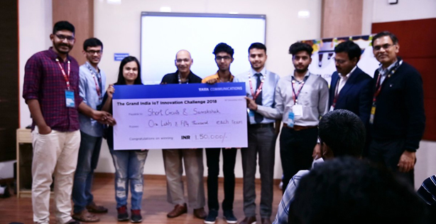 Team Short Circuits from BITS Pilani, Pilani Campus won 3rd Prize