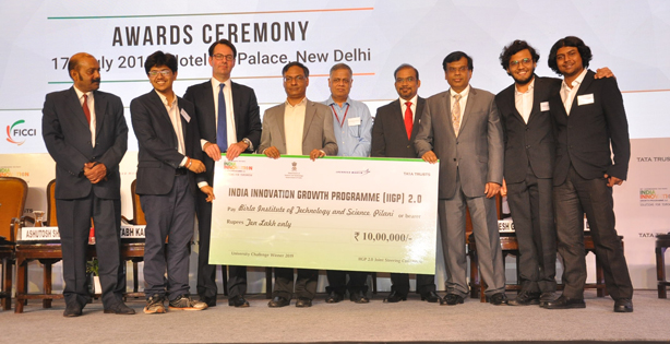 BITS, Pilani Students Win India Innovation Growth Programme 2.0