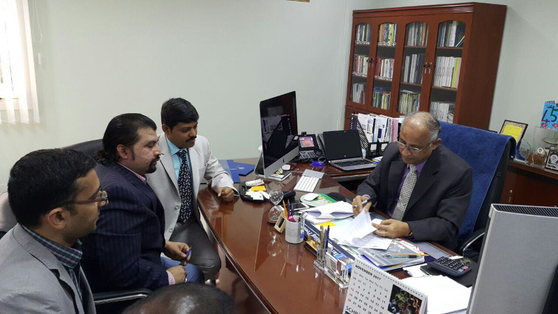 Signing MOU With Ocean Corner Water Treatment Equipment & Chemicals LLC.